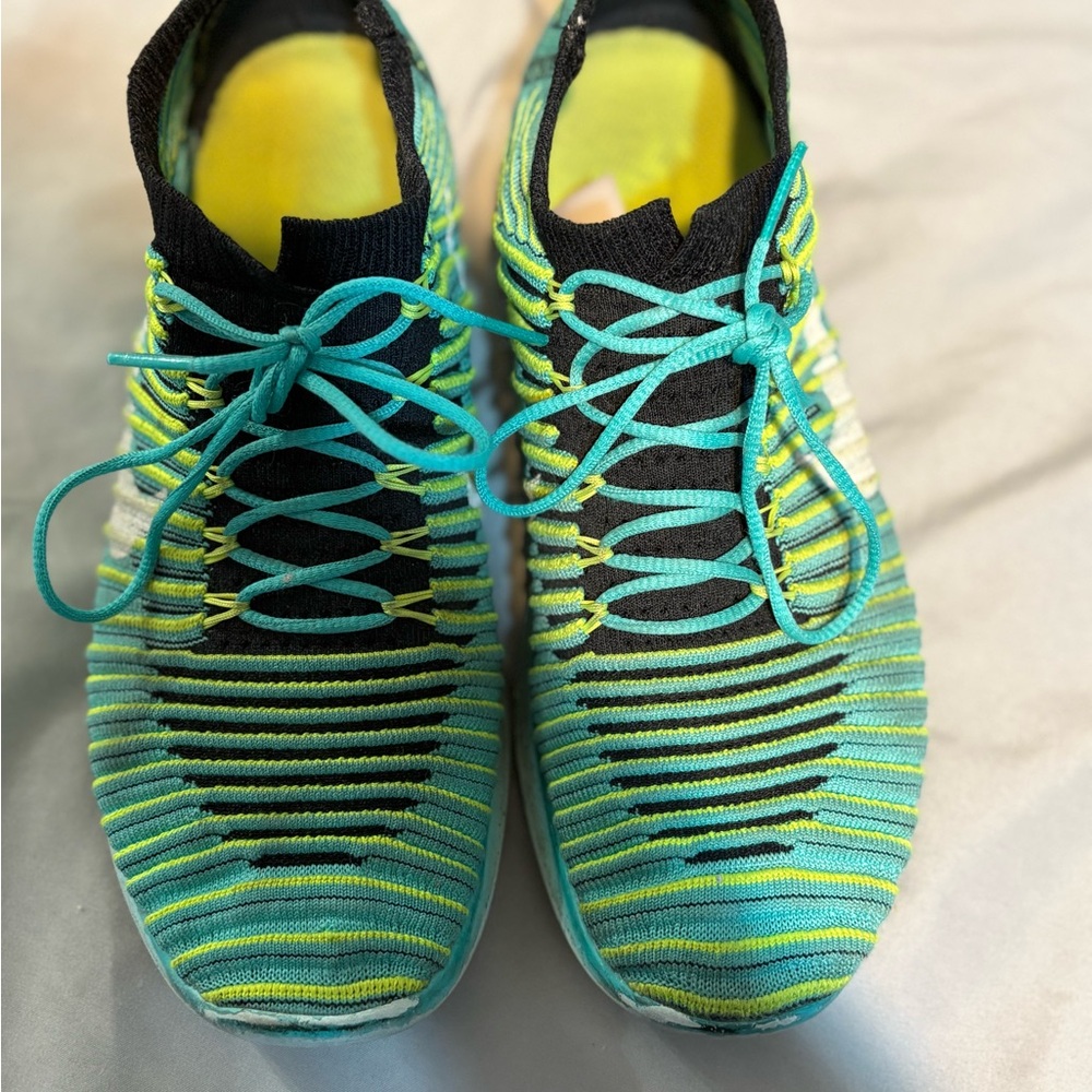 Vibrant Striped Athletic Sneakers